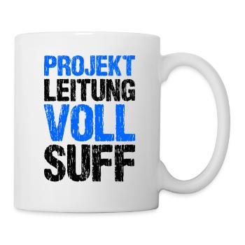 Bier Saufen Shirt Damen Herren Feiern Partnerlook - Tasse - Weiß - Rechts