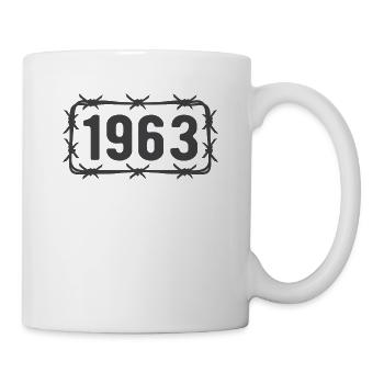 Birthday Vintage 1963 Barbed Wire - Mug - white - Right