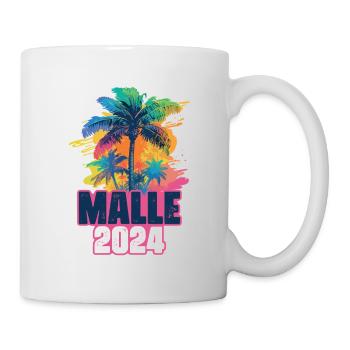 Malle 2024 Holiday Palm Blob - Mug - white - Right