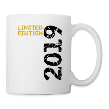 2019 Édition Limitée Anniversaire Cadeau Décoration - Mug blanc - blanc - Droite