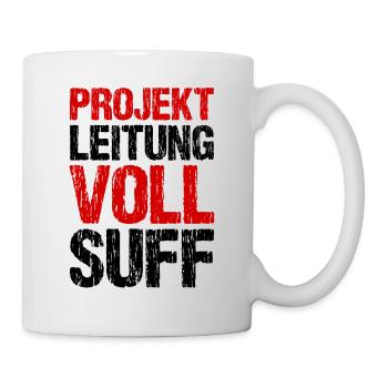 Bier Saufen Shirt Damen Herren Feiern Partnerlook - Tasse - Weiß - Rechts