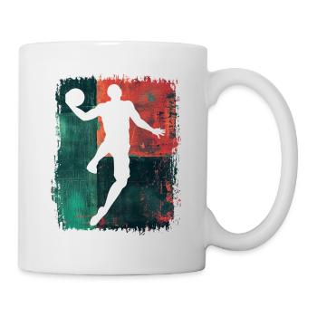 Basket-ball Basket-ball joueur Fan Vintage rétro - Mug blanc - blanc - Droite