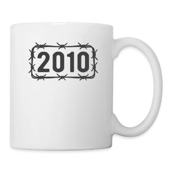 Birthday Vintage 2010 Barbed Wire - Mug - white - Right