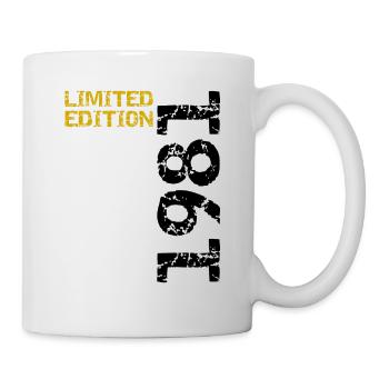 1981 Limited Edition Geburtstag Geschenk Frau Mann - Tasse - Weiß - Rechts