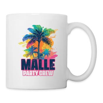 Malle Party Crew Holidays - Mug - white - Right
