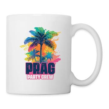 Vacances de l’équipage de la fête à Prague - Mug blanc - blanc - Droite