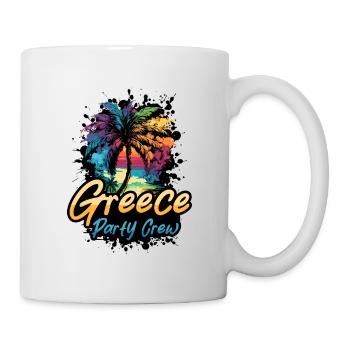 Greece Party Crew Holidays - Mug - white - Right