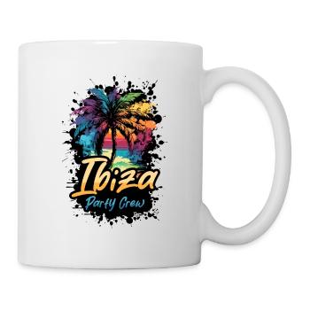 Vacances de l’équipage de la fête d’Ibiza - Mug blanc - blanc - Droite