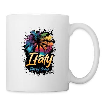 Italy Party Crew Holidays - Mug - white - Right