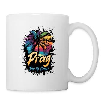 Vacances de l’équipage de la fête à Prague - Mug blanc - blanc - Droite