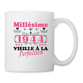 Woman Vintage 1944 Gift Birthday Humor - Mug - white - Right