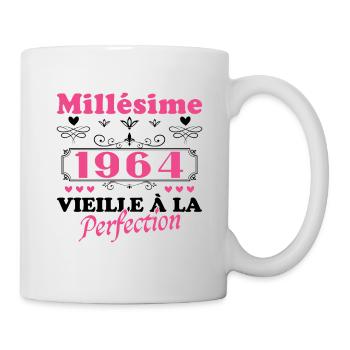 Woman Vintage 1964 Gift Birthday Humor - Mug - white - Right