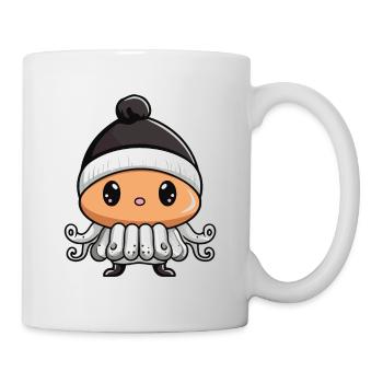 Octopus Animal Baby Comic - Mug - white - Right