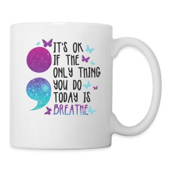 Sensibilisation à la prévention du suicide - Mug blanc - blanc - Droite