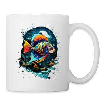 Skalar - Tasse - Weiß - Rechts
