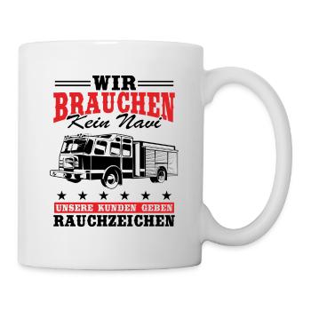 We don't need to give sat nav to our customers - Mug - white - Right