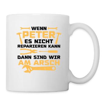 If Peter can't fix it - Mug - white - Right