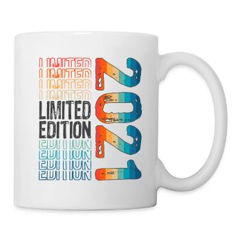 Edition Limitée depuis 2021 Anniversaire Millésime 2021 - Mug blanc - blanc - Droite