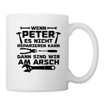 If Peter can't fix it - Mug - white - Right