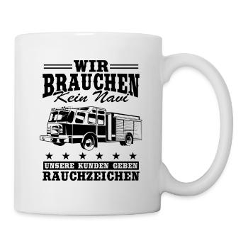 We don't need to give sat nav to our customers - Mug - white - Right