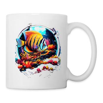 Skalar - Tasse - Weiß - Rechts