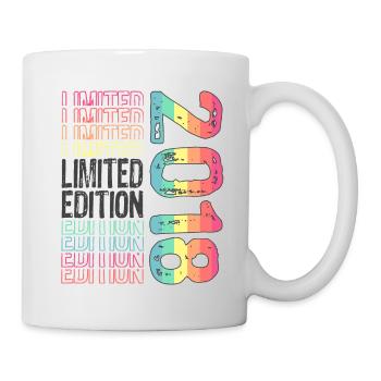 Limited Edition since 2018 Birthday Vintage 2018 - Mug - white - Right