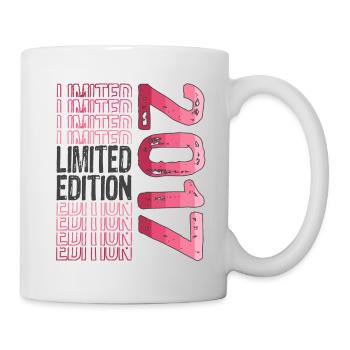Limited Edition seit 2017 Geburtstag Vintage 2017 - Tasse - Weiß - Rechts