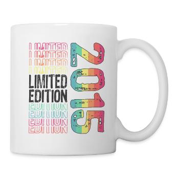 Limited Edition seit 2015 Geburtstag Vintage 2015 - Tasse - Weiß - Rechts