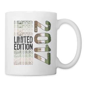Limited Edition seit 2017 Geburtstag Vintage 2017 - Tasse - Weiß - Rechts