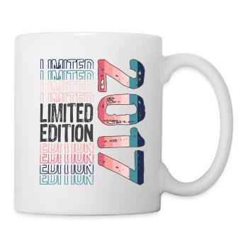 Limited Edition seit 2017 Geburtstag Vintage 2017 - Tasse - Weiß - Rechts