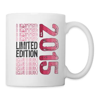 Limited Edition seit 2015 Geburtstag Vintage 2015 - Tasse - Weiß - Rechts