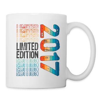 Limited Edition seit 2017 Geburtstag Vintage 2017 - Tasse - Weiß - Rechts