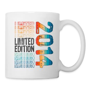 Edition limitée depuis 2014 Anniversaire Millésime 2014 - Mug blanc - blanc - Droite