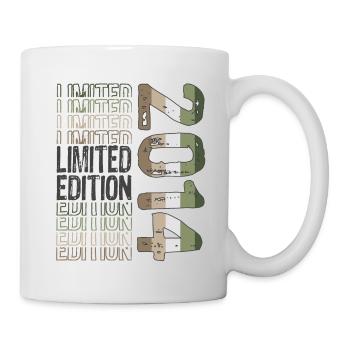 Edition Limitée Depuis 2014 Anniversaire Millésime 2014 - Mug blanc - blanc - Droite