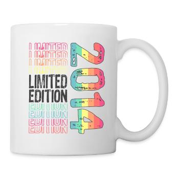 Limited Edition Since 2014 Birthday Vintage 2014 - Mug - white - Right