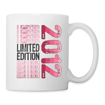 Limited Edition seit 2012 Geburtstag Vintage 2012 - Tasse - Weiß - Rechts