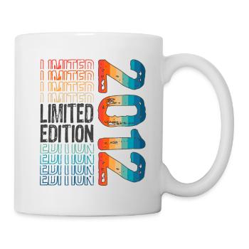 Limited Edition seit 2012 Geburtstag Vintage 2012 - Tasse - Weiß - Rechts