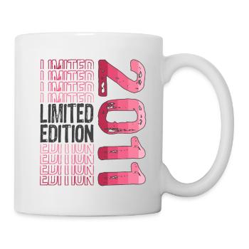 Limited Edition seit 2011 Geburtstag Vintage 2011 - Tasse - Weiß - Rechts