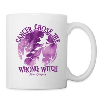 Cancer Witch Plum Honor soignant Cancer - Mug blanc - blanc - Droite