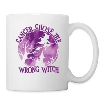 Cancer Witch Plum Honor soignant Cancer - Mug blanc - blanc - Droite