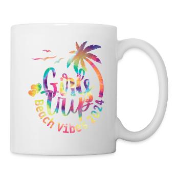 Girl Weekend Girls Trip Beach Vibes 2024 - Mug - white - Right