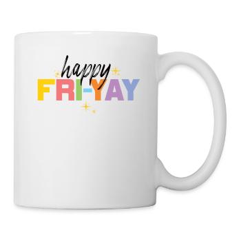 Happy Fri Yay Teacher Weekend Funny Meme - Mug - white - Right