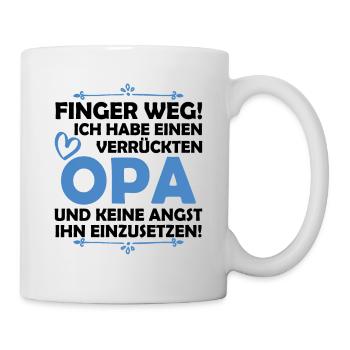 J'ai un grand-père fou - Mug blanc - blanc - Droite