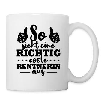 Voici à quoi ressemble un retraité vraiment cool - Mug blanc - blanc - Droite