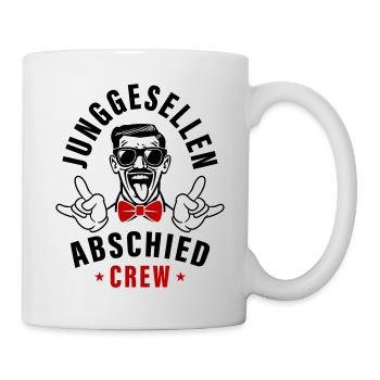 Équipe de l’enterrement de vie de garçon - Mug blanc - blanc - Droite