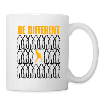 Sei anders Boxen - Tasse - Weiß - Rechts