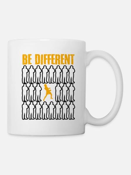 Sei anders Boxen - Tasse - Weiß