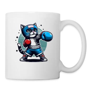 Boxing Cat - Mug - white - Right