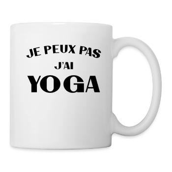 I can't I have Yoga - Mug - white - Right