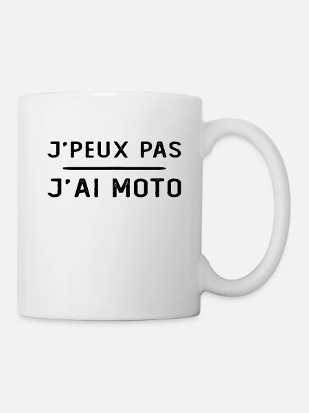 Ich kann kein Motorrad haben - Tasse - Weiß